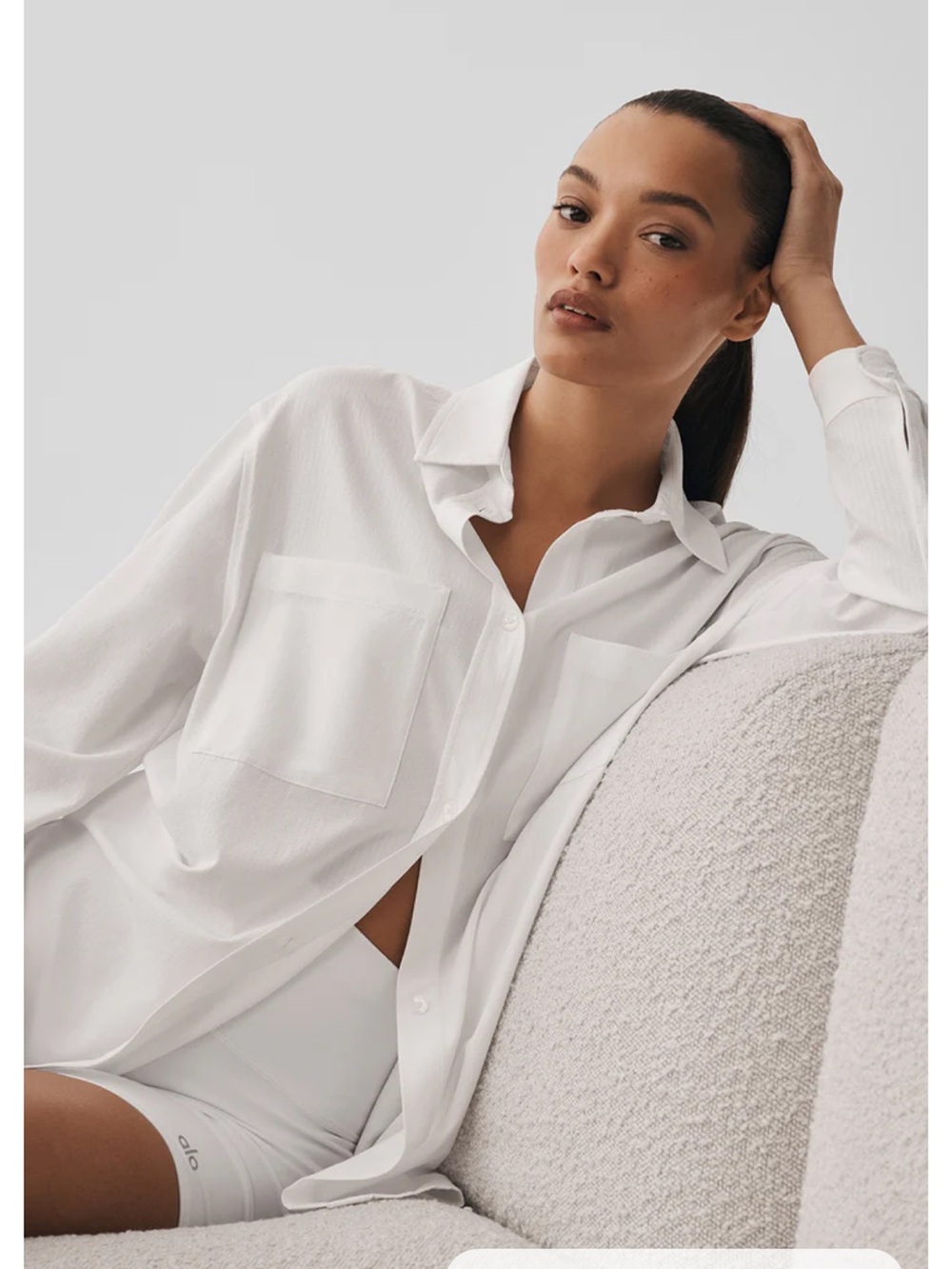 ALO Yoga Dreamscape Button-Down Long sleeve Shirt - Picture 2 of 14